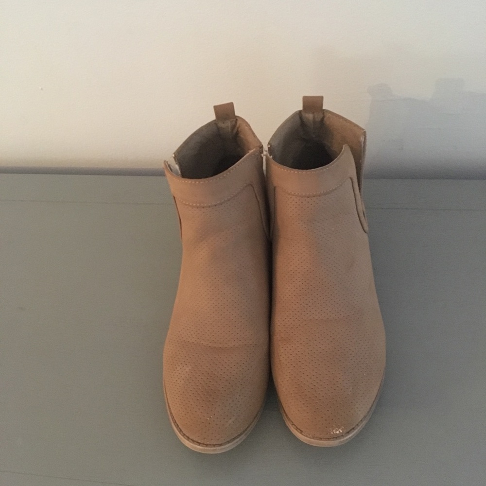 Tan Booties from Very Jane